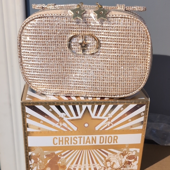 Christian Dior Metallic Gold Cosmetic Bag - Picture 6 of 6
